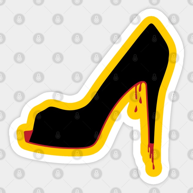 Red Bottoms Sticker by Nazonian